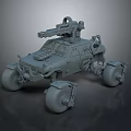 Self-made armed car modified car modified car chariot doomsday car self-made car self-made car modified car 3d model