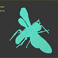 Modern Moth Animal Anime Character 3d model