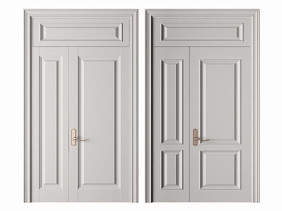 American-style child-mother door 3d model