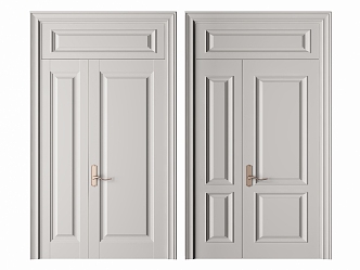 American-style child-mother door 3d model