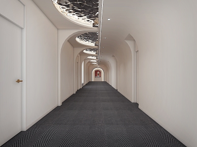 The Modern Corridor 3d model
