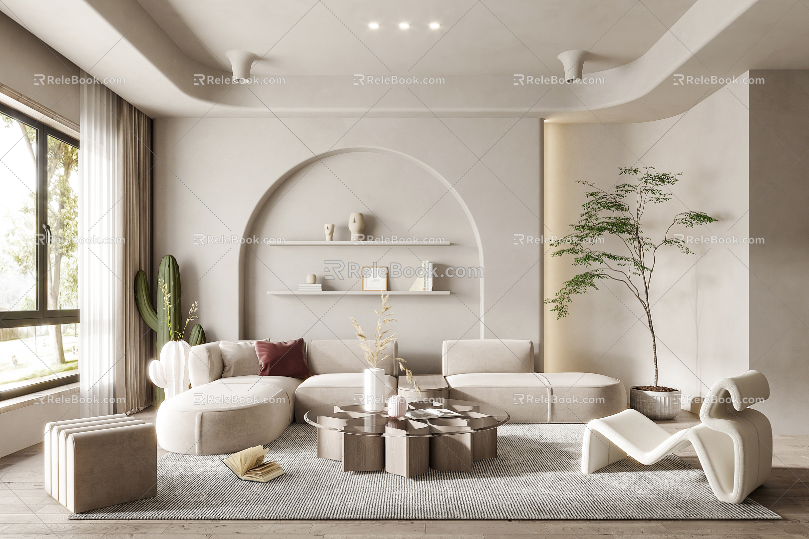 The Silent Living Room 3d model