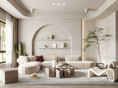 The Silent Living Room 3d model