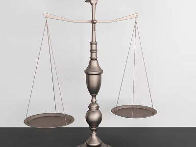 Professional Commercial Balance Scale With Metallic Construction And Precision Measuring Design 3d model