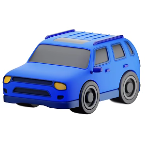 Modern Toy Cartoon Cartoon Car 3d model