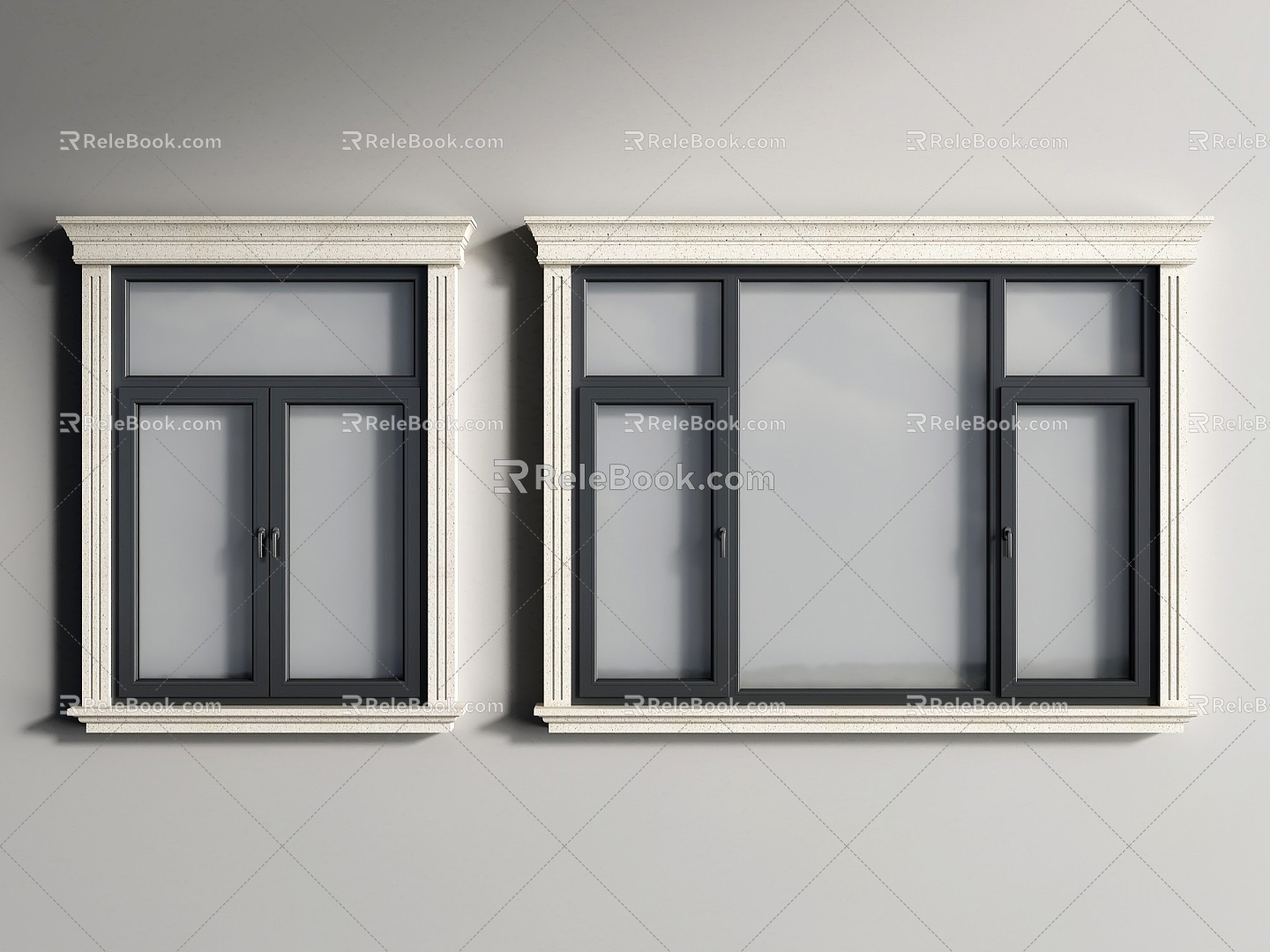 Jane European window European window casement window window window window 3d model