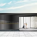 Modern Park Avenue Entrance Gate With Greenery And Elegant Design