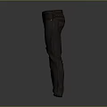 Stylish Dark Gray Casual Pants With Classic Pockets And Comfortable Fit