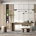 Modern study 3d model