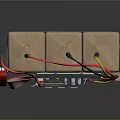 DIY Electronic Device Featuring Cardboard Structure Wires Display Screen And Keypad