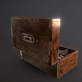 Modern toolbox Wooden toolbox for plague doctor hunter magician etc 3d model