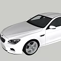 White Two Door Sports Car Featuring Sleek Rear Design Stylish Taillights And Alloy Wheels