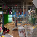 Disney Themed Mall Store With Cartoon Characters Toys Decorations Lighting And Kids Shopping Area