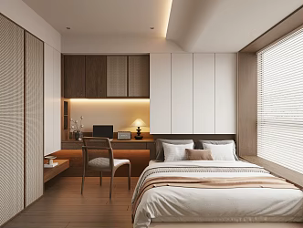 Middle Ancient Tatami Bedroom 3d model