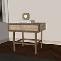 Wind bedside table 3d model
