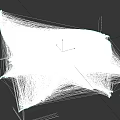 Detailed 3D Model of Large Horned Beetle with Brown Exoskeleton and Antennae