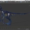 Velociraptor Speed Dragon Microraptor Dinosaur Reptile Ancient Biology Meat-eating Dinosaur Jurassic Low Face Number Low Model Simple Model Game Movie Realistic 3d model