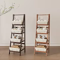 Bookshelf combination 3d model