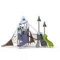 modern slide 3d model