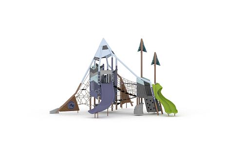 modern slide 3d model