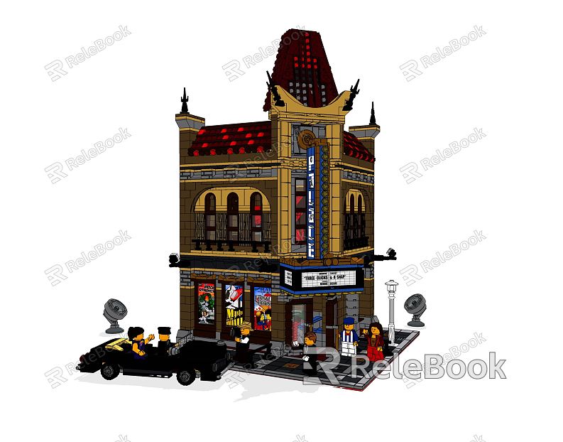 Modern Toys Lego Street View Theatre model