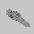 Weapons Sci-Fi Battleship 3d model