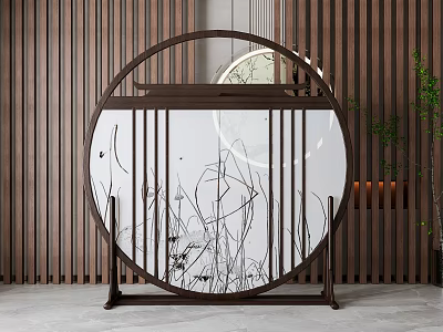 Screen partition 3d model