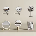 Various Designed Mirrors With Stands And Bases For Home Interior Decor