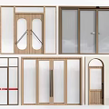 Different Types Of Entrance Doors Featuring Wooden Frames Glass Panels And Arched Designs