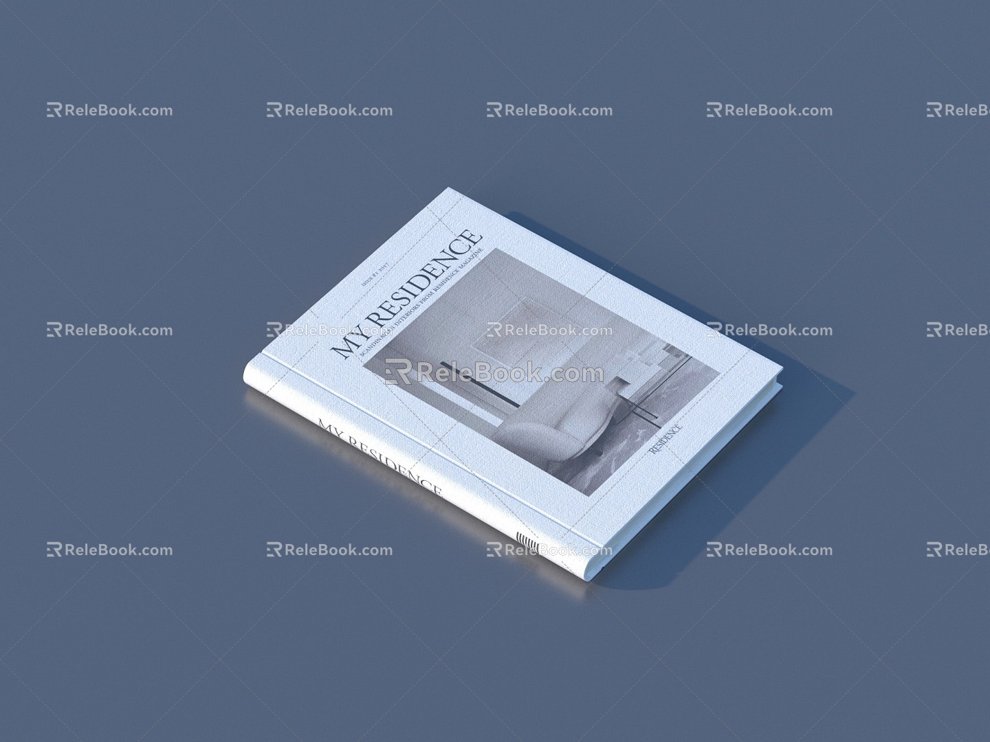 Books, notebooks, famous novels, magazines, books and periodicals 3d model