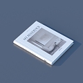 Books, notebooks, famous novels, magazines, books and periodicals 3d model