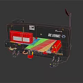 Quanli AE 256III Hydraulic Shear Machine With Worktable And Black Red Design