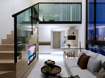 Modern Loft Apartment model