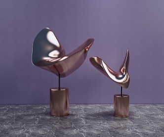 Modern sculpture decoration sculpture ornaments 3d model