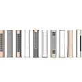 Modern Tower Air Conditioner Fans With Multiple Colors Vertical Design And Sleek Styling