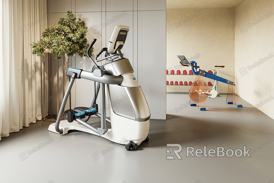 Modern Fitness Equipment model