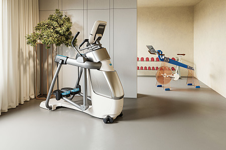 Modern Fitness Equipment 3d model