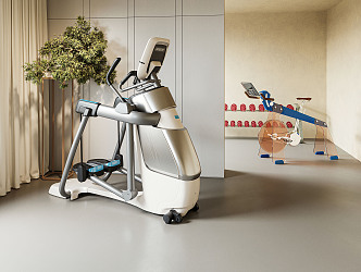 Modern Fitness Equipment 3d model