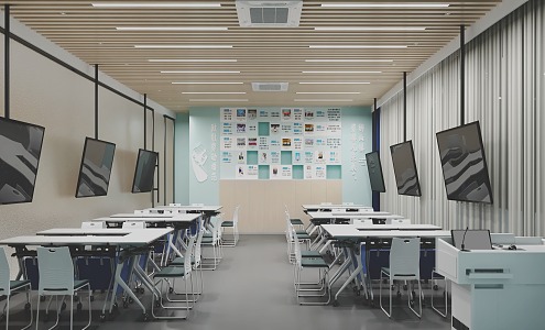 Classroom Training Experimental Classroom 3d model