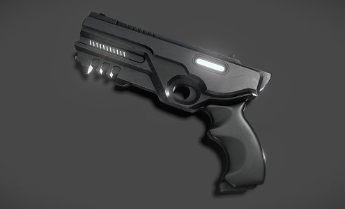 Weapons of the future. 3d model