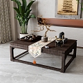 New Chinese Tea Table 3d model