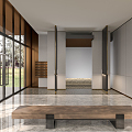 Modern Hall Office Hall 3d model