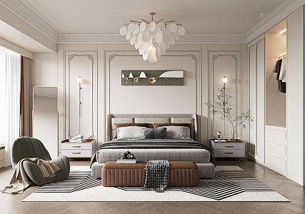 French Bedroom 3d model