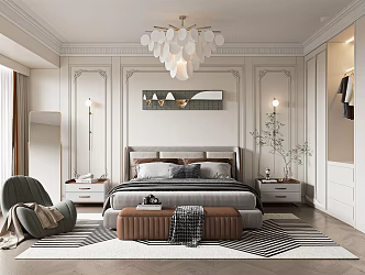French Bedroom 3d model