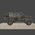 military armored vehicle 3d model