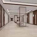 Modern Hospital Outpatient Clinic Waiting Area With Seating Reception And Natural Light