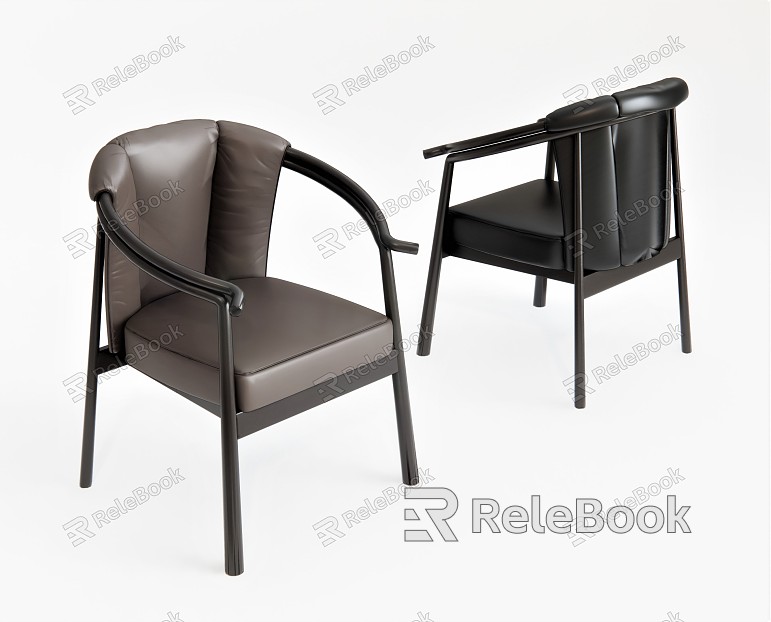 Modern Dining Chair Sofa Chair Leisure Chair Single Person Sofa Leather Sofa Coffee Chair Backrest Chair Armchair model