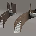 revolving staircase 3d model