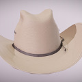 Modern Hat Texas Cowboy Hat 3d model