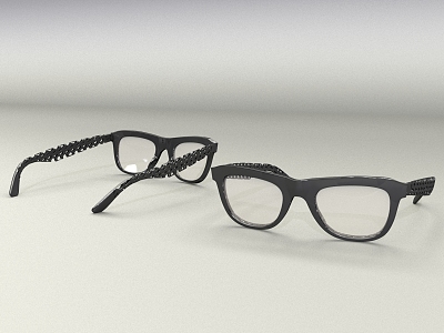 Glasses hollow glasses frame design model